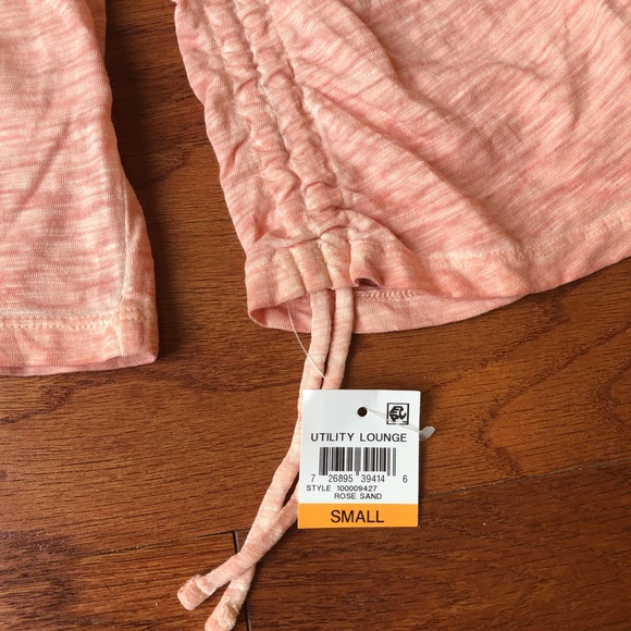 STYLE & CO pink top w/ruched sleeves & bows - Picture 2 of 7